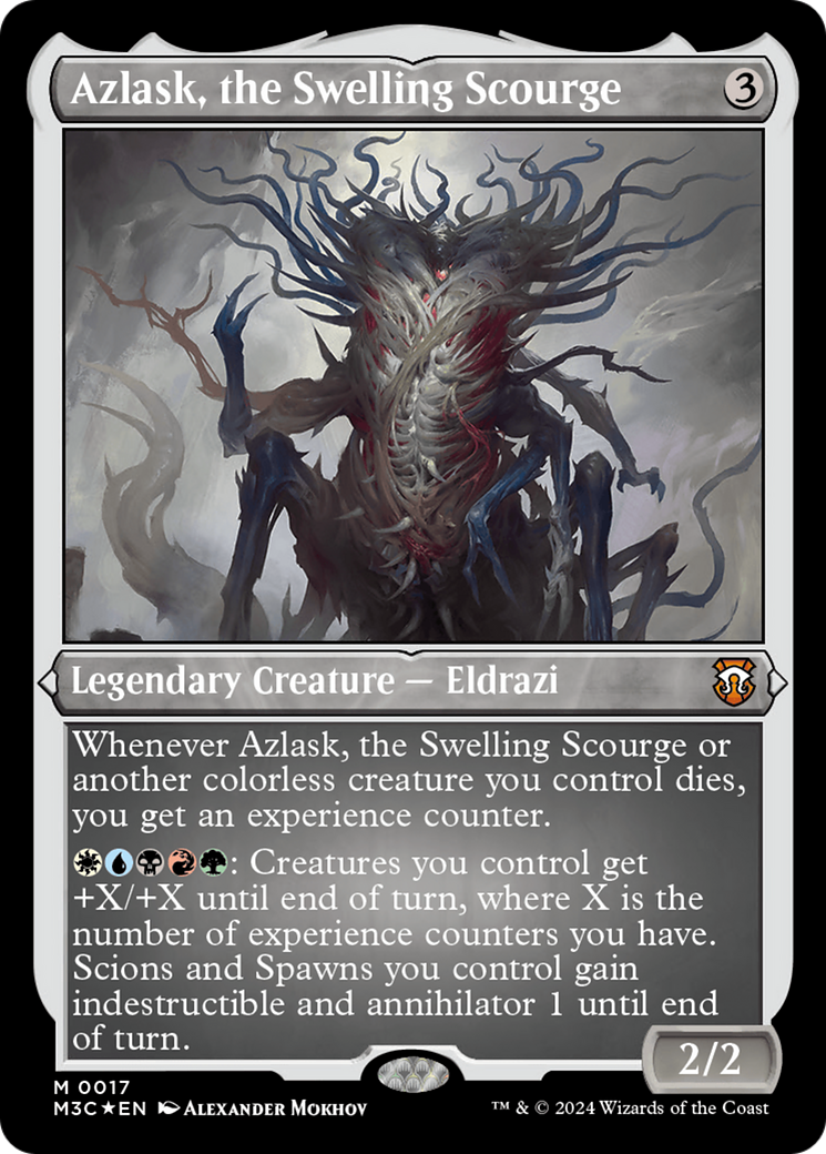 Azlask, the Swelling Scourge (Foil Etched) [Modern Horizons 3 Commander] | Sanctuary Gaming