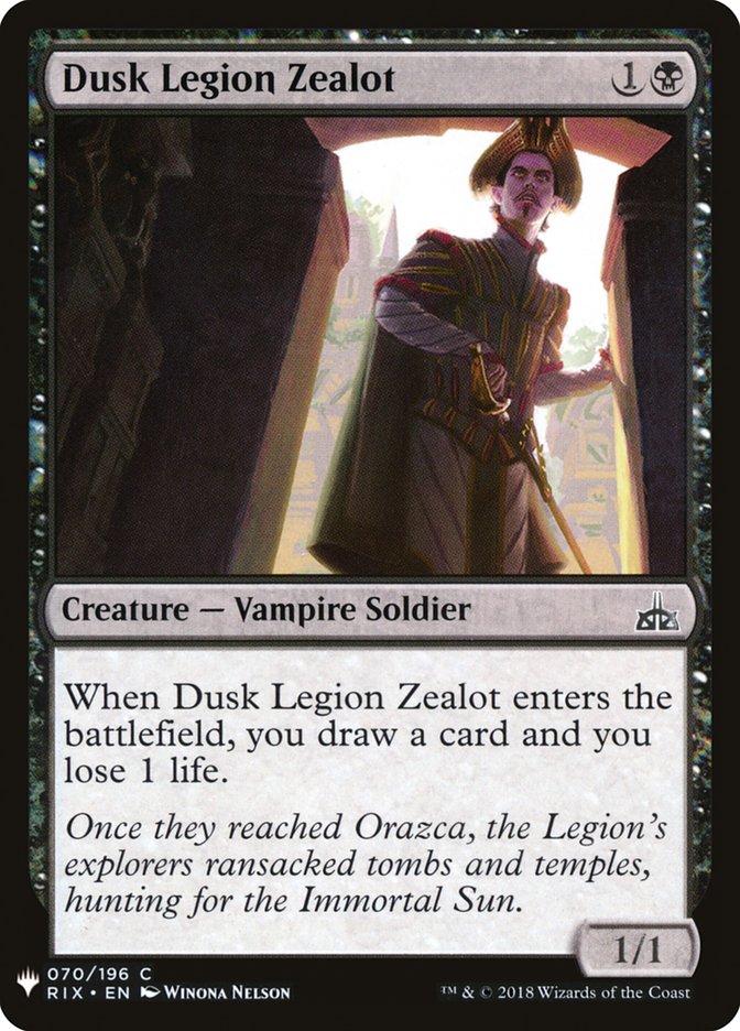 Dusk Legion Zealot [Mystery Booster] | Sanctuary Gaming