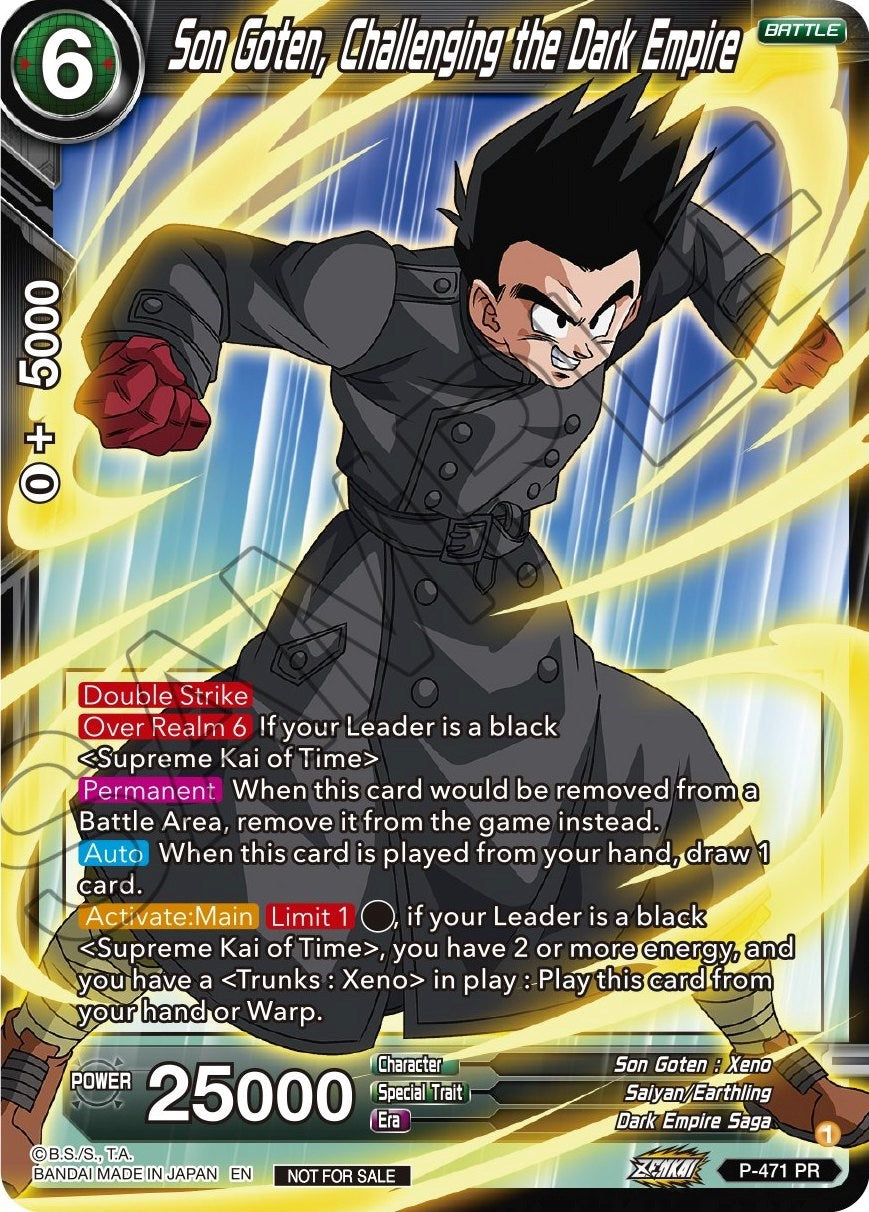 Son Goten, Challenging the Dark Empire (Z03 Dash Pack) (P-471) [Promotion Cards] | Sanctuary Gaming