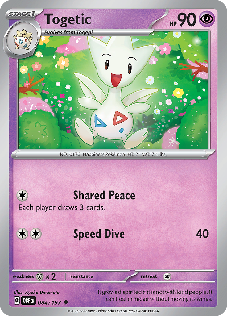 Togetic (084/197) [Scarlet & Violet: Obsidian Flames] | Sanctuary Gaming