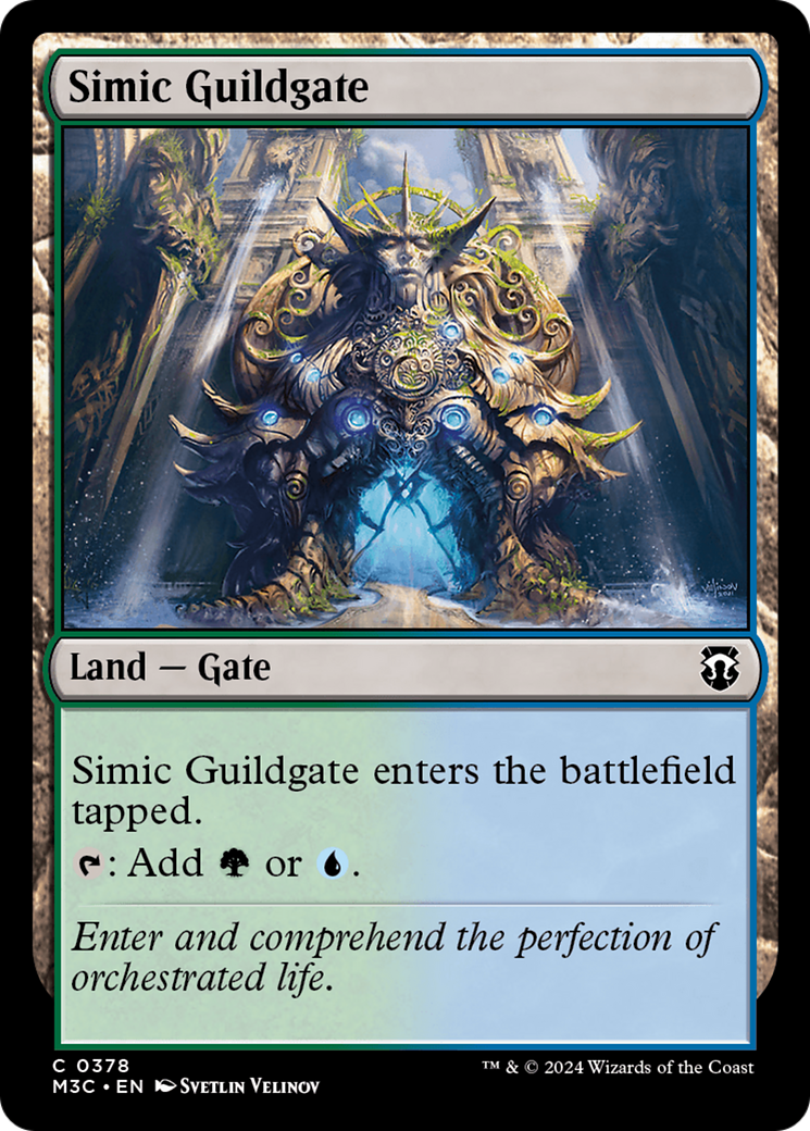 Simic Guildgate (Ripple Foil) [Modern Horizons 3 Commander] | Sanctuary Gaming