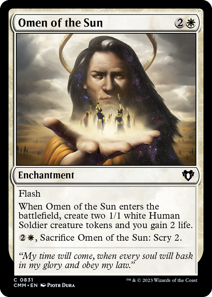 Omen of the Sun [Commander Masters] | Sanctuary Gaming