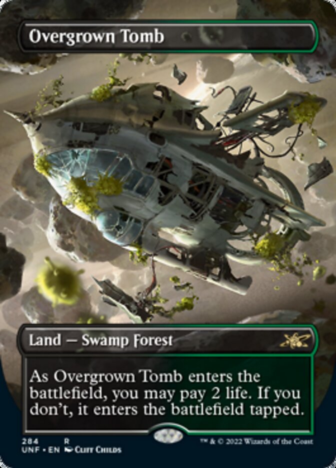 Overgrown Tomb (Borderless) [Unfinity] | Sanctuary Gaming