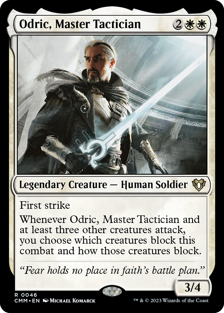 Odric, Master Tactician [Commander Masters] | Sanctuary Gaming