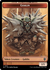 Illusion // Goblin Double-Sided Token [Bloomburrow Commander Tokens] | Sanctuary Gaming