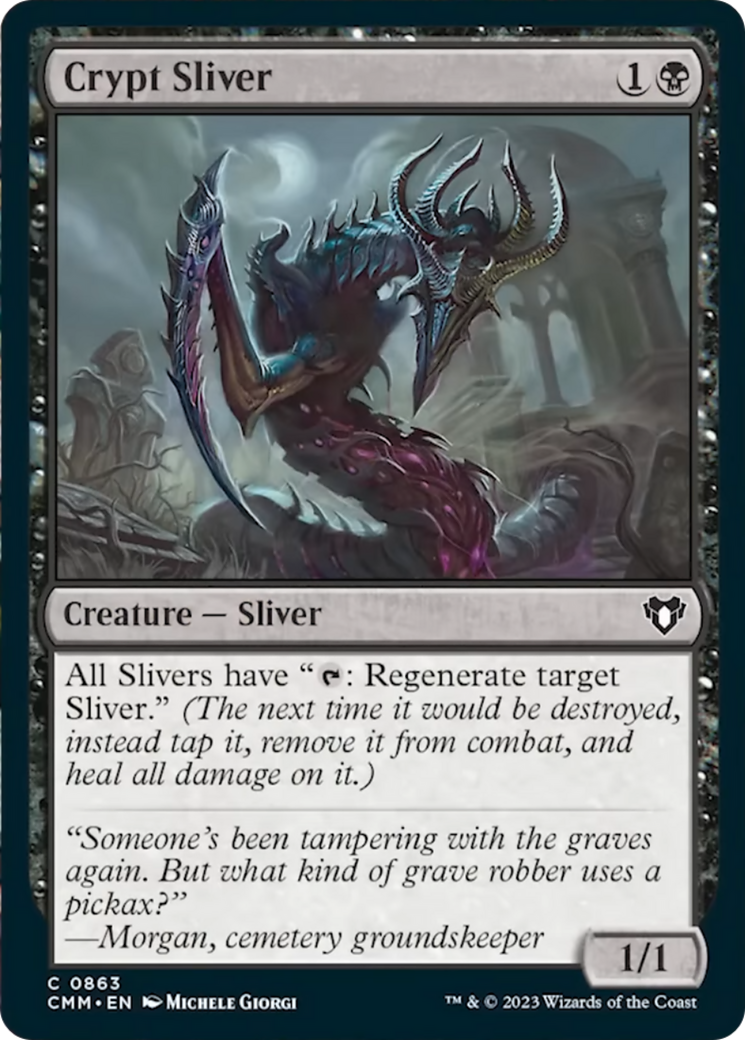 Crypt Sliver [Commander Masters] | Sanctuary Gaming