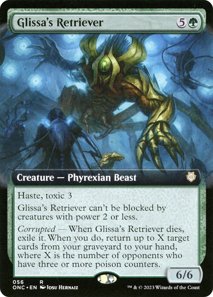 Glissa's Retriever (Extended Art) [Phyrexia: All Will Be One Commander] | Sanctuary Gaming