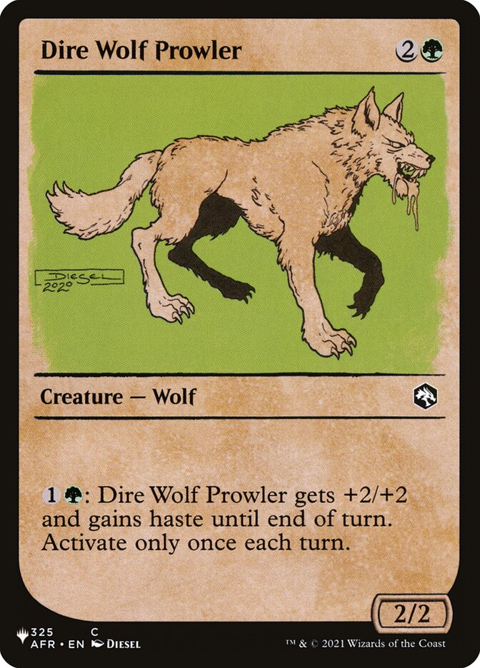 Dire Wolf Prowler (Showcase) [The List] | Sanctuary Gaming