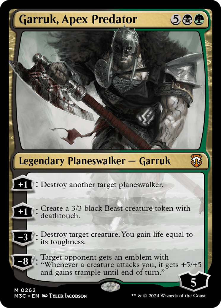 Garruk, Apex Predator (Ripple Foil) [Modern Horizons 3 Commander] | Sanctuary Gaming