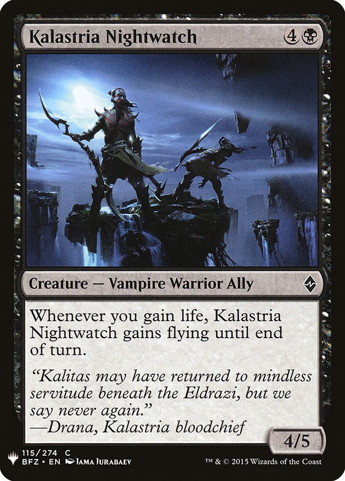 Kalastria Nightwatch [Mystery Booster] | Sanctuary Gaming