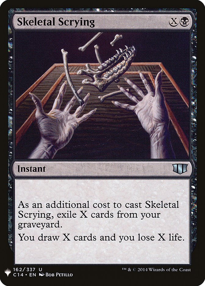 Skeletal Scrying [Mystery Booster] | Sanctuary Gaming