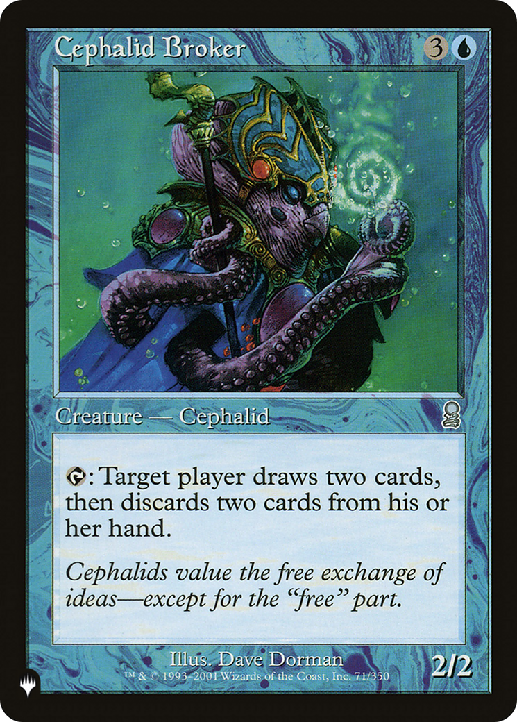 Cephalid Broker [The List Reprints] | Sanctuary Gaming