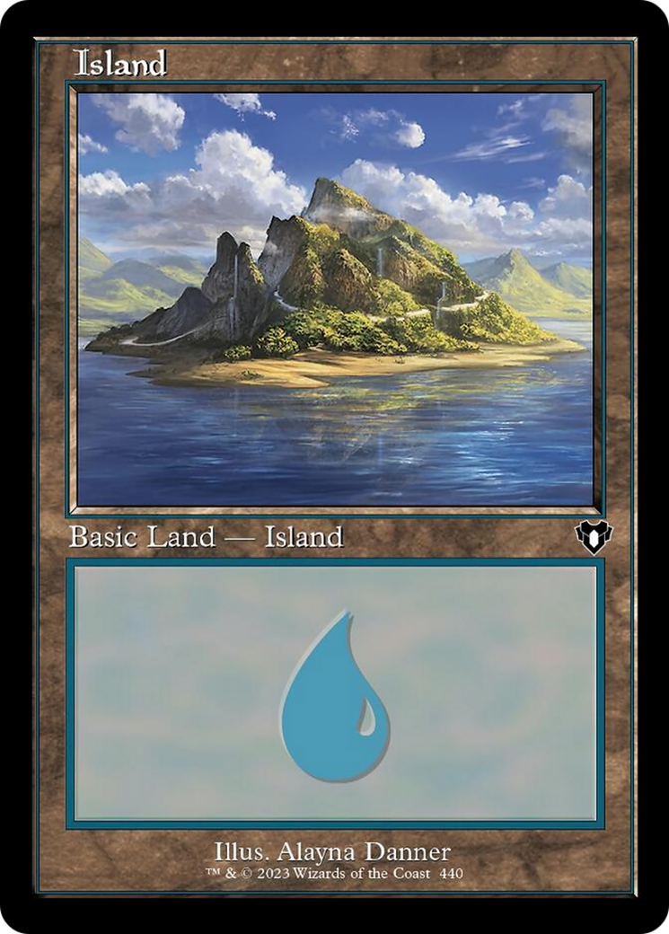 Island (440) (Retro) [Commander Masters] | Sanctuary Gaming