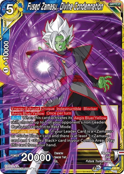 Fused Zamasu, Divine Condemnation (BT16-130) [Realm of the Gods] | Sanctuary Gaming