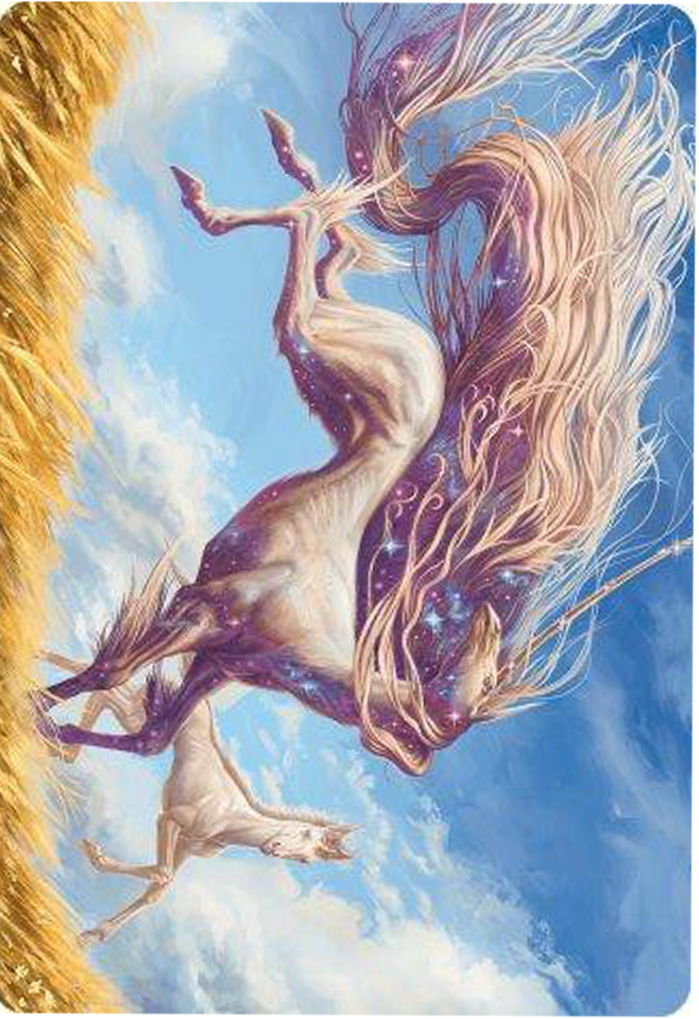 Nyxborn Unicorn Art Card [Modern Horizons 3 Art Series] | Sanctuary Gaming