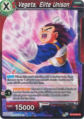 Vegeta, Elite Unison (BT10-005) [Rise of the Unison Warrior 2nd Edition] | Sanctuary Gaming