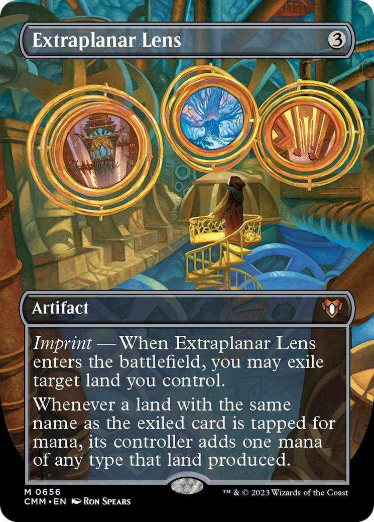 Extraplanar Lens (Borderless Alternate Art) [Commander Masters] | Sanctuary Gaming