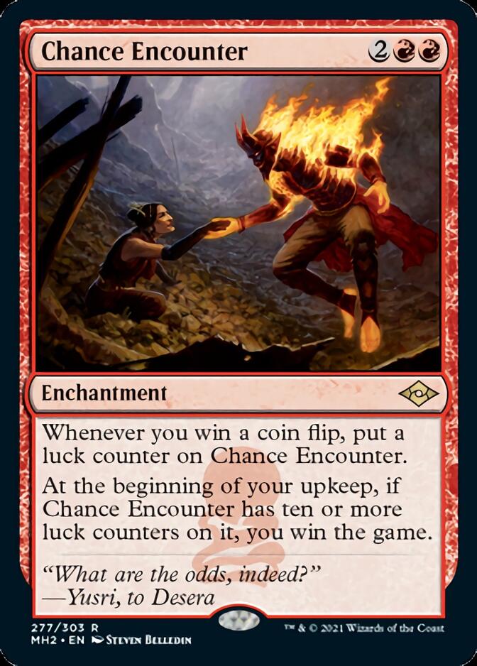 Chance Encounter (Foil Etched) [Modern Horizons] | Sanctuary Gaming
