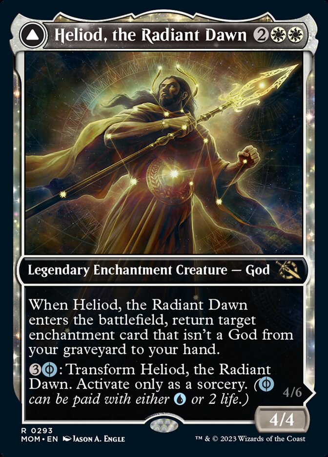 Heliod, the Radiant Dawn // Heliod, the Warped Eclipse (Showcase Planar Booster Fun) [March of the Machine] | Sanctuary Gaming