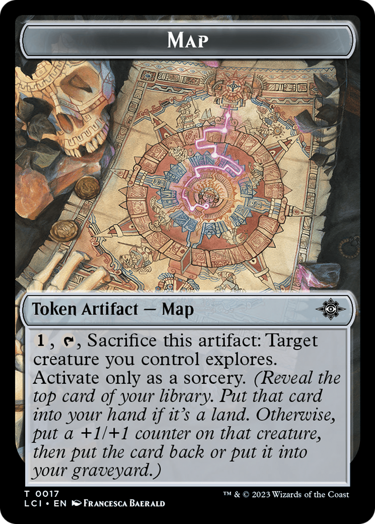 Map // Spirit Double-Sided Token [The Lost Caverns of Ixalan Tokens] | Sanctuary Gaming