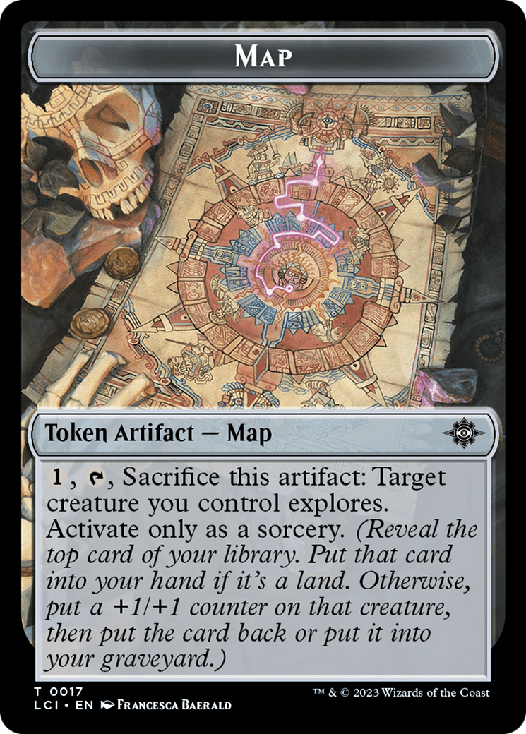 Map Token [The Lost Caverns of Ixalan Tokens] | Sanctuary Gaming