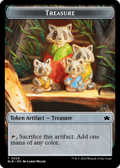 Squirrel // Treasure Double-Sided Token [Bloomburrow Tokens] | Sanctuary Gaming