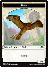 Bird (003) // Construct (017) Double-Sided Token [Modern Horizons Tokens] | Sanctuary Gaming