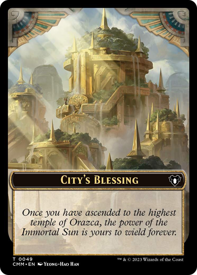 City's Blessing Token [Commander Masters Tokens] | Sanctuary Gaming