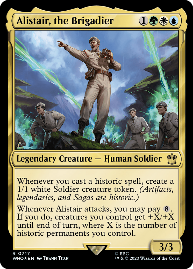 Alistair, the Brigadier (Surge Foil) [Doctor Who] | Sanctuary Gaming