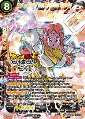 Supreme Kai of Time, Spacetime Unraveler (Card Game Fest 2022) (BT12-154) [Tournament Promotion Cards] | Sanctuary Gaming