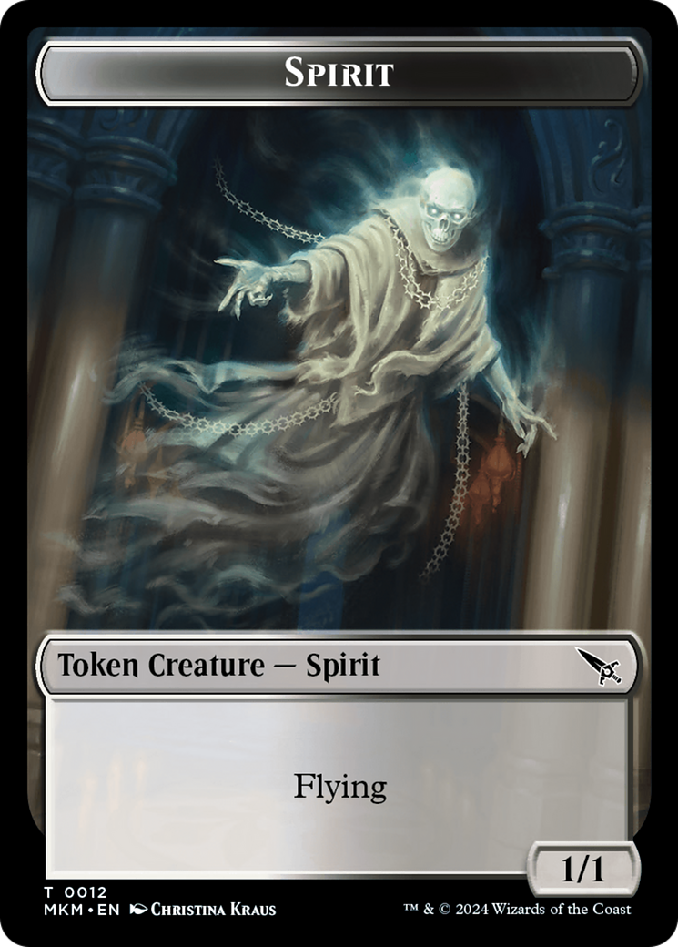 Thopter (0020) // Spirit Double-Sided Token [Murders at Karlov Manor Tokens] | Sanctuary Gaming