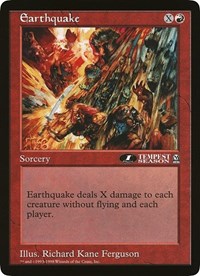 Earthquake (Oversized) [Oversize Cards] | Sanctuary Gaming