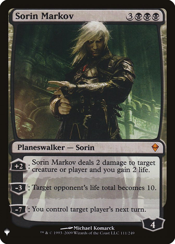 Sorin Markov [Mystery Booster] | Sanctuary Gaming