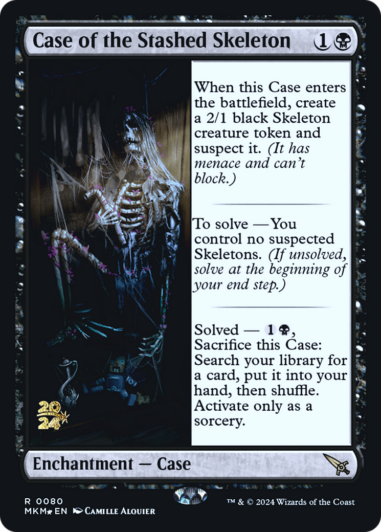 Case of the Stashed Skeleton [Murders at Karlov Manor Prerelease Promos] | Sanctuary Gaming