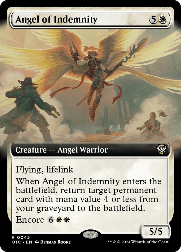 Angel of Indemnity (Extended Art) [Outlaws of Thunder Junction Commander] | Sanctuary Gaming