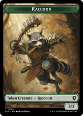 Rat // Raccoon Double-Sided Token [Bloomburrow Commander Tokens] | Sanctuary Gaming