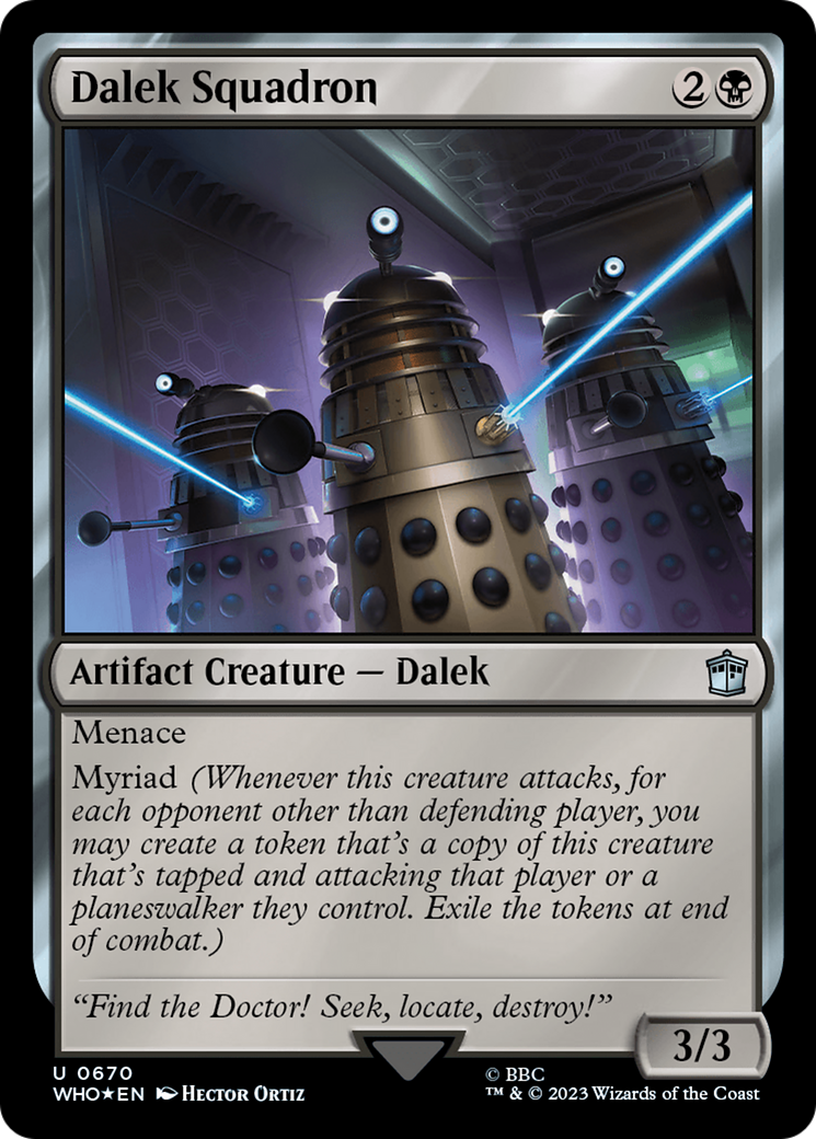 Dalek Squadron (Surge Foil) [Doctor Who] | Sanctuary Gaming