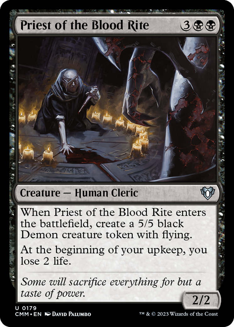 Priest of the Blood Rite [Commander Masters] | Sanctuary Gaming