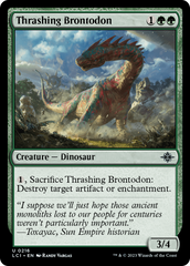 Thrashing Brontodon [The Lost Caverns of Ixalan] | Sanctuary Gaming