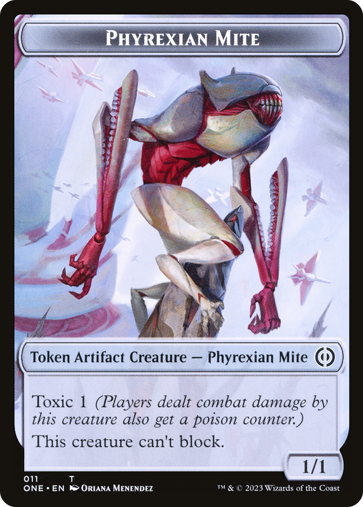 Phyrexian Mite Token (011) [Phyrexia: All Will Be One Tokens] | Sanctuary Gaming