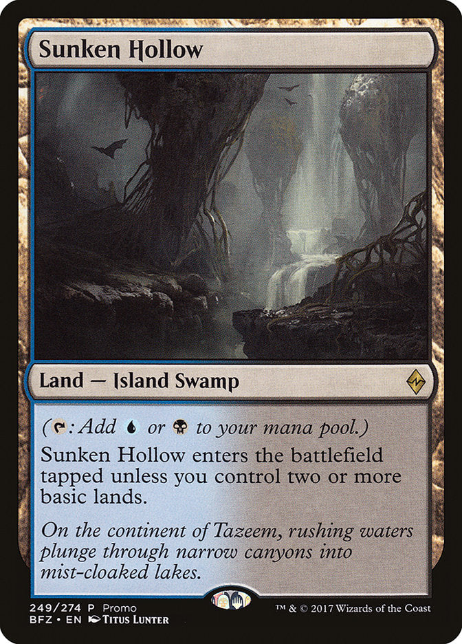 Sunken Hollow (Promo) [Standard Showdown Promos] | Sanctuary Gaming