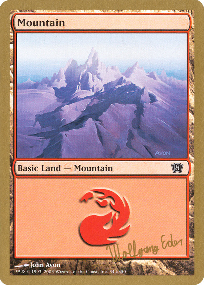 Mountain (Wolfgang Eder) [World Championship Decks 2003] | Sanctuary Gaming