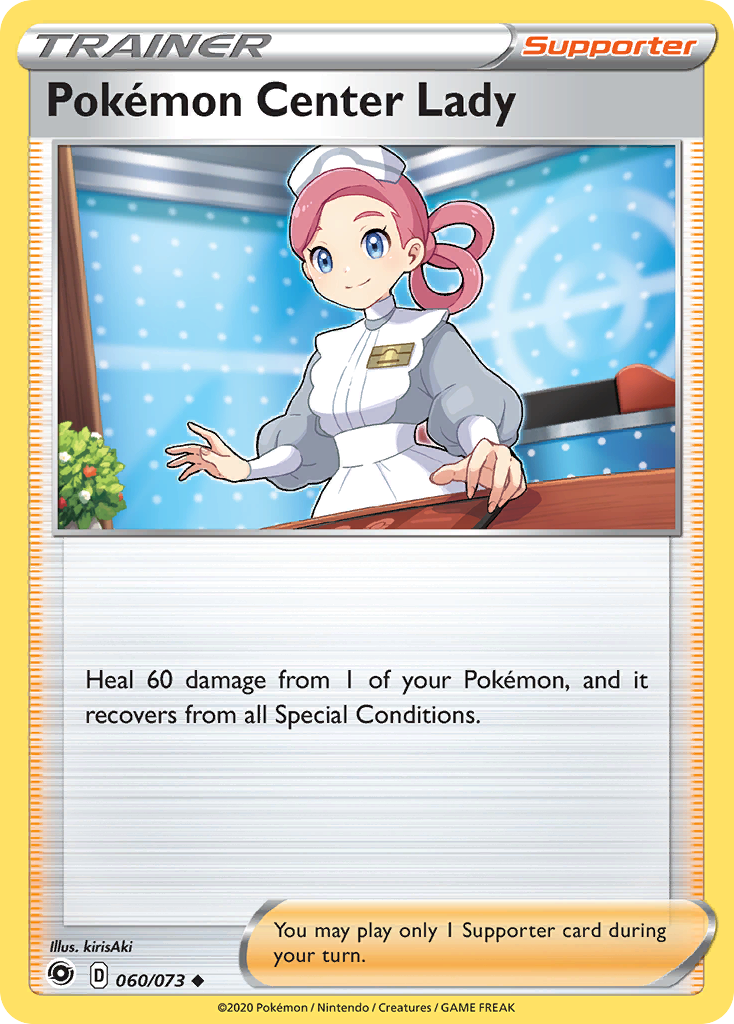 Pokemon Center Lady (060/073) [Sword & Shield: Champion's Path] | Sanctuary Gaming