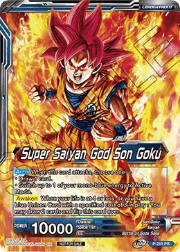 Super Saiyan God Son Goku // SSGSS Son Goku, Soul Striker Reborn (P-211) [Promotion Cards] | Sanctuary Gaming