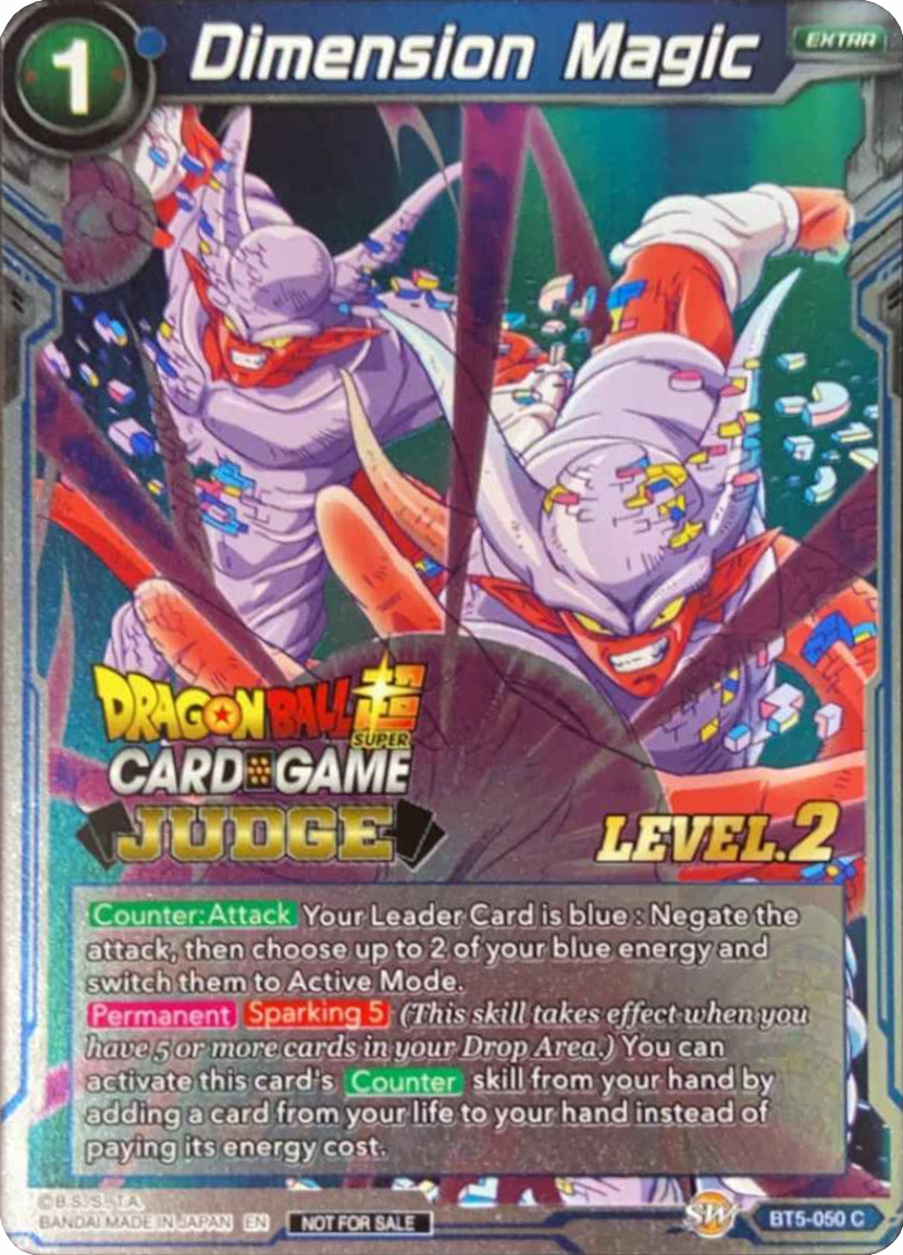 Dimension Magic (Level 2) (BT5-050) [Judge Promotion Cards] | Sanctuary Gaming