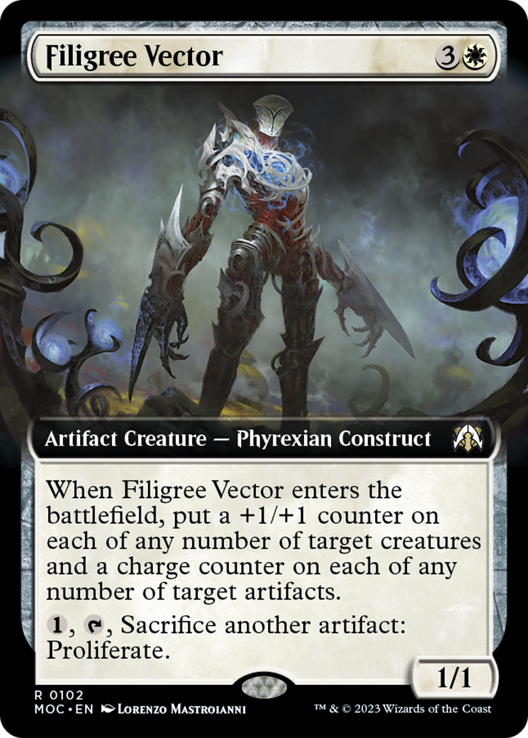 Filigree Vector (Extended Art) [March of the Machine Commander] | Sanctuary Gaming