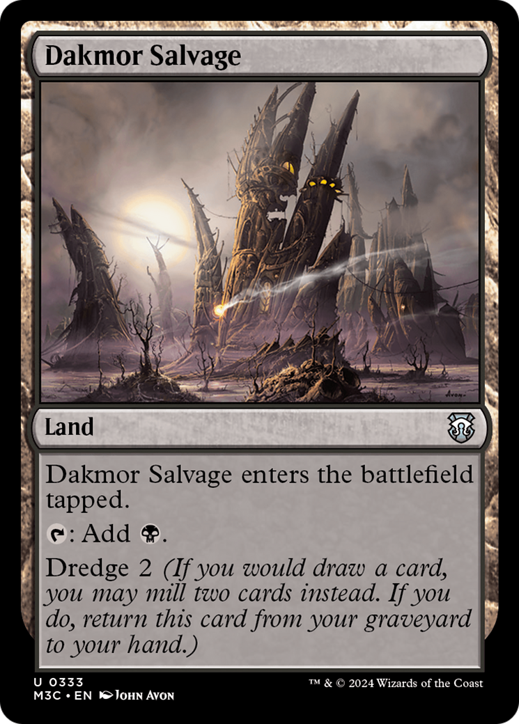 Dakmor Salvage (Ripple Foil) [Modern Horizons 3 Commander] | Sanctuary Gaming