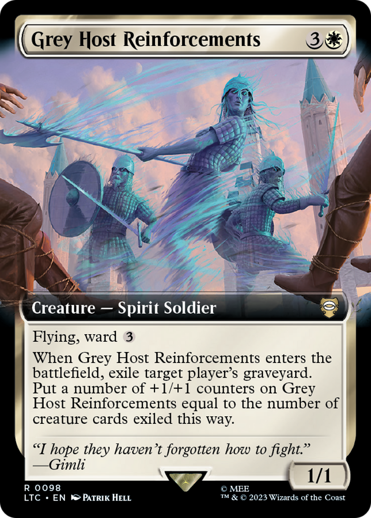 Grey Host Reinforcements (Extended Art) [The Lord of the Rings: Tales of Middle-Earth Commander] | Sanctuary Gaming