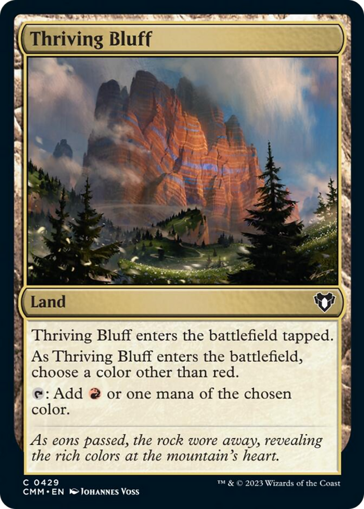Thriving Bluff [Commander Masters] | Sanctuary Gaming