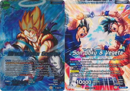 Son Goku & Vegeta // Miracle Strike Gogeta (Movie Promo) (P-069) [Promotion Cards] | Sanctuary Gaming